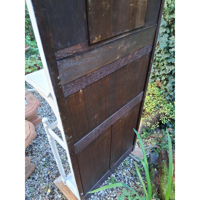 Antique Art Nouveau Hallway Wardrobe in Oak, 1890s For Sale - Image 18 of 18