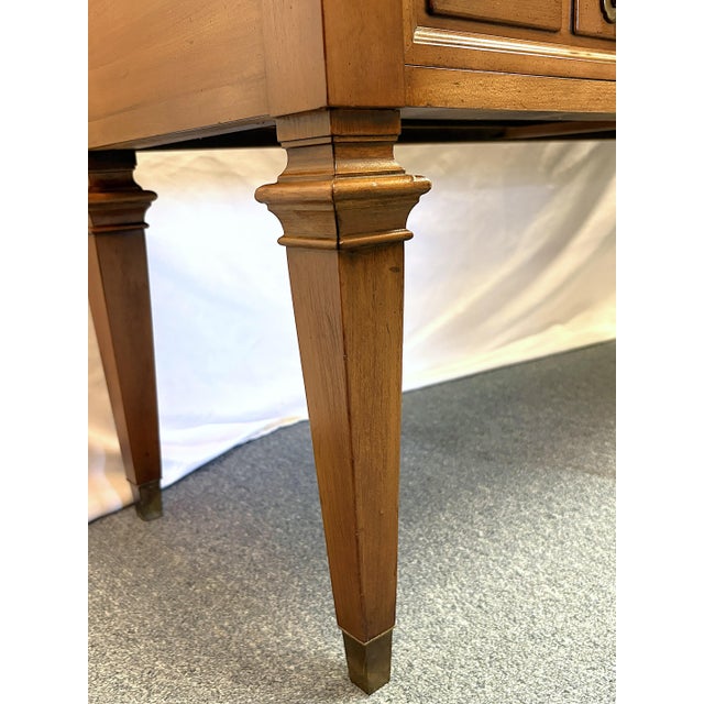 Vintage 1970's Hekman Console Table With Two Drawers For Sale - Image 10 of 18