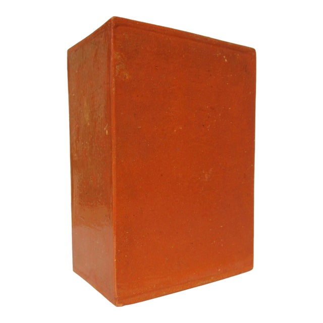 1930s Chinese Pillow Vase For Sale