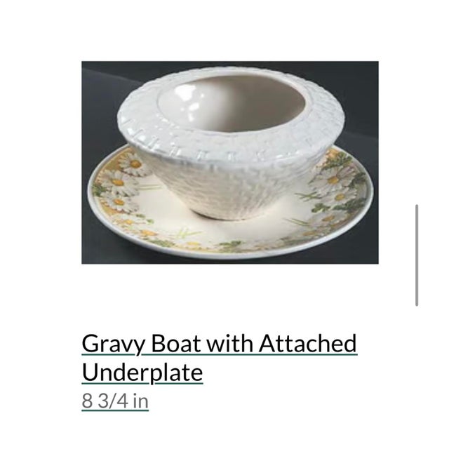 Metlox Manufacturing Company Vintage Sculptured Daisy by Poppytrail For Sale - Image 4 of 7