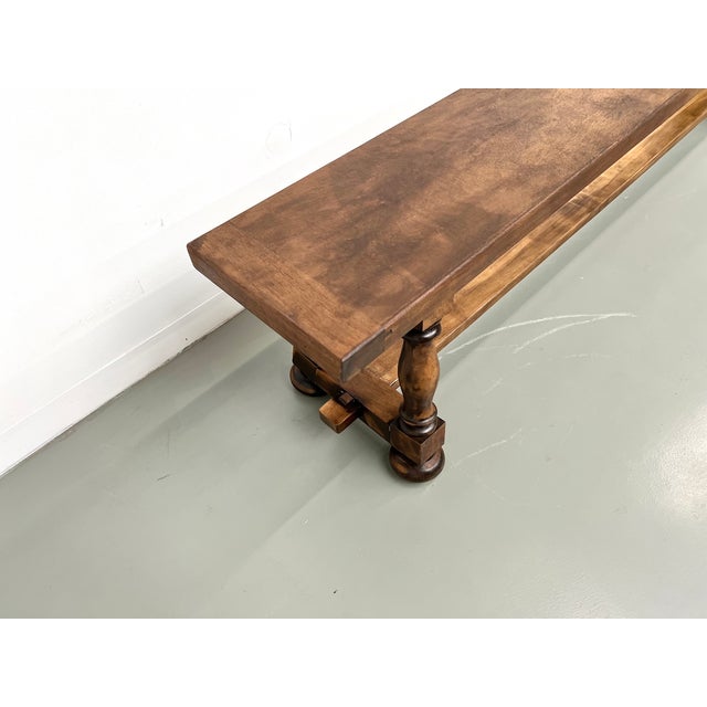 Bench with Baluster Base, 1950s For Sale - Image 16 of 17