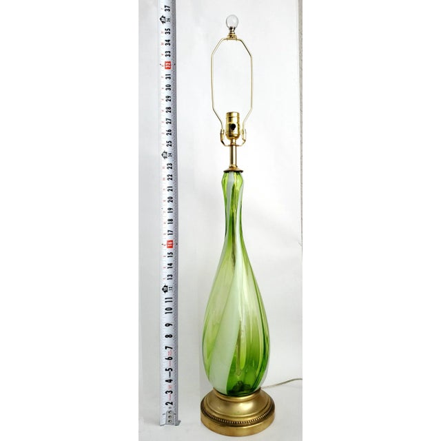 Murano Lamp Murano Glass 1950s Restored For Sale - Image 4 of 8