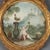 Cherubs and Symbols of the Passion, 18th Century, Oil Paintings on Paper, Framed, Set of 2 For Sale - Image 6 of 12