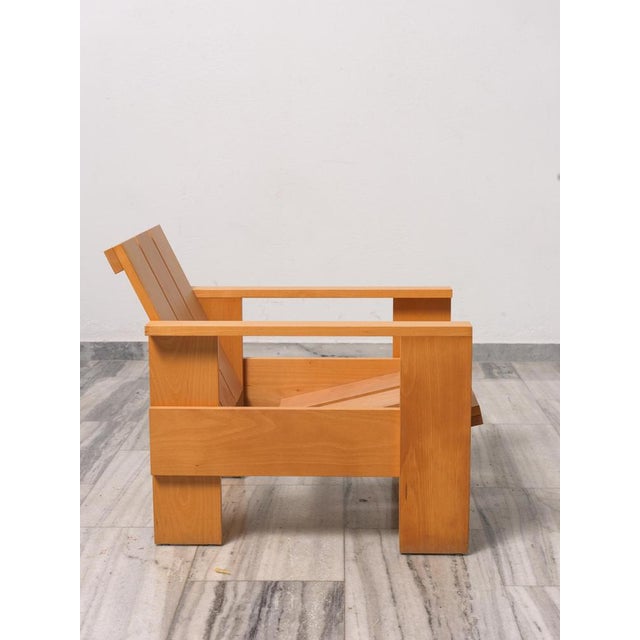 Crate Armchair by Gerrit Rietvelt for Rietvelt, 1990 For Sale - Image 3 of 9