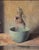 Glass and Flesh by Matthew Saba | Oil on panel Still life of a figure in a bowl For Sale