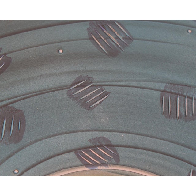 Late 20th Century Studio Pottery Wall Charger by Jim Kemp For Sale - Image 5 of 7