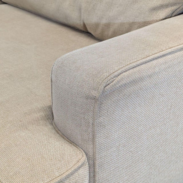 Beige Pier 1 Imports 3-Seat Beige Sofa - Comfortable Seating for Any Living Room For Sale - Image 8 of 10