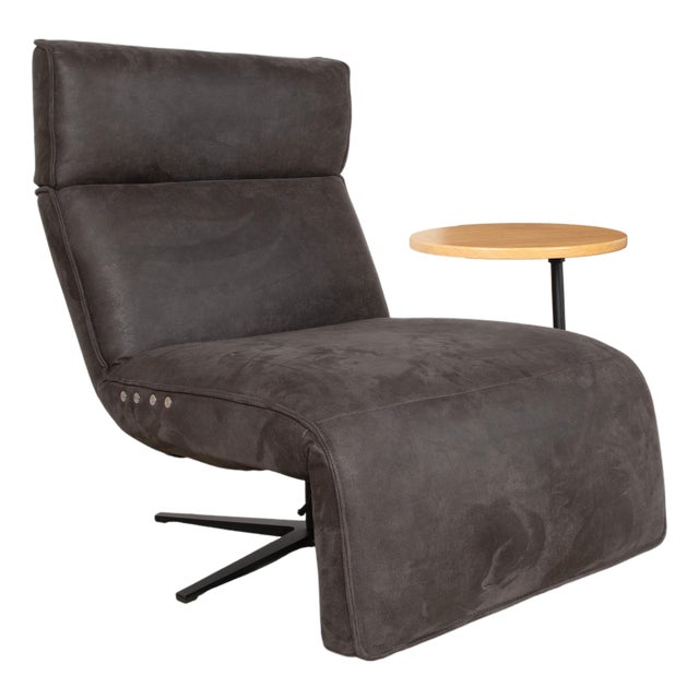 Etino Lounge Chair in Fabric and Wood from Koinor For Sale