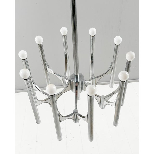 Mid-Century Modern Mid-Century Chandelier by Gaetano Sciolari, Italy, 1960s For Sale - Image 3 of 18