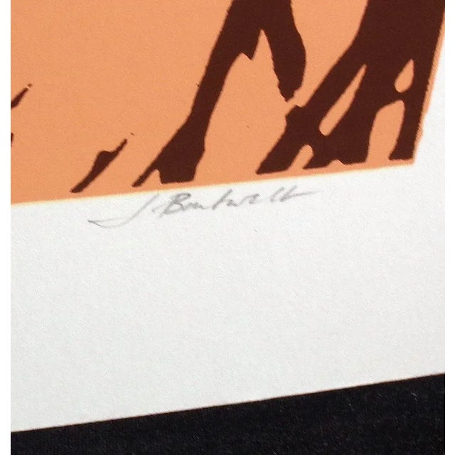 Brown 1980s Jim Boutwell "Hinterlands I, II, III" Triptych Signed and Numbered Art Serigraphs - Set of 3 For Sale - Image 8 of 10