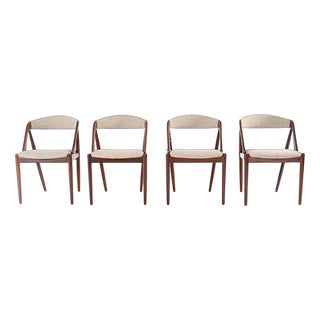 Teak Dining Chairs from Schou Andersen, Set of 4 For Sale
