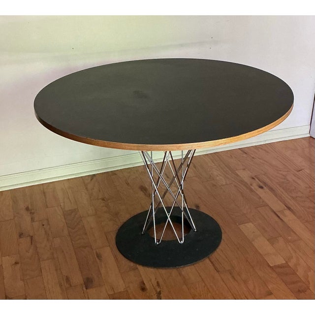 Vintage Mid-Century Modern Cyclone dining table designed by Isamu Noguchi for Knoll, circa 1960's/70's. This table...