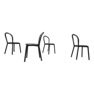 Italian Postmodern Dining Chairs, 1980s, Set of 4 For Sale