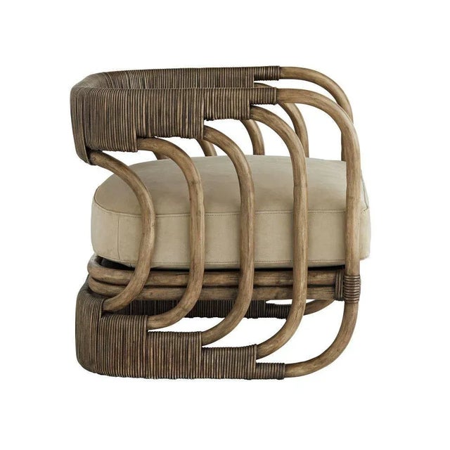 Arteriors Home Arteriors Home Hamza Chair, Leather For Sale - Image 4 of 10