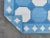 Not Yet Made - Made To Order Handmade Cotton Natural Vegetable Dyed Reversible Blue and White Box Pattern Vista Rug - 9'x12' For Sale - Image 5 of 11