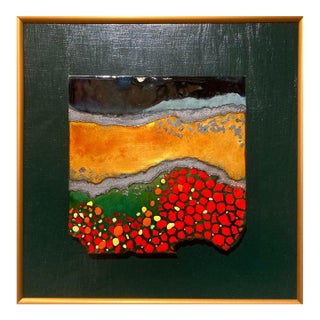 "Pebble Beach" Original Painting, Framed For Sale