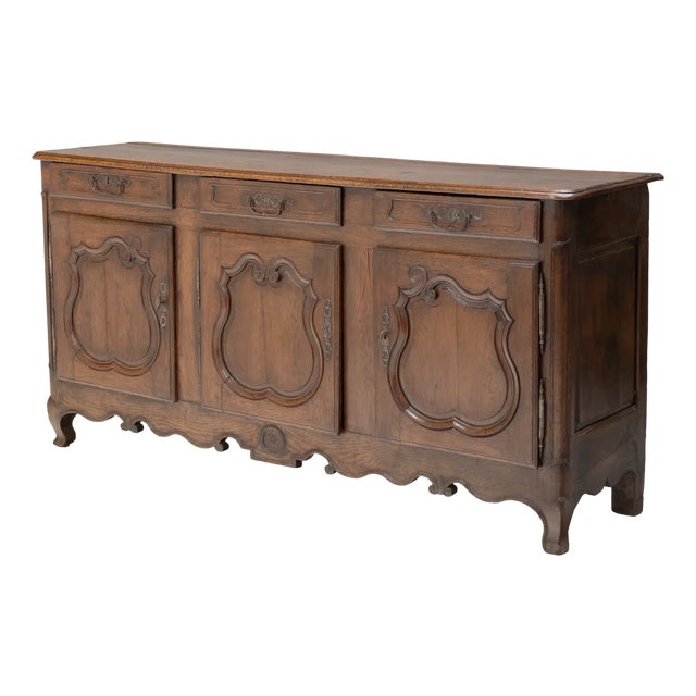Large Chestnut Buffet, 1880s For Sale