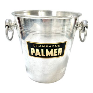 Vintage French Champagne Bucket “Palmer” Ice Bucket For Sale