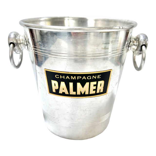 Vintage French Champagne Bucket “Palmer” Ice Bucket For Sale
