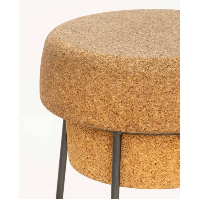 Set of Three Radice and Orlandini for Domitalia "Bouchon" Bar Stools For Sale - Image 4 of 6