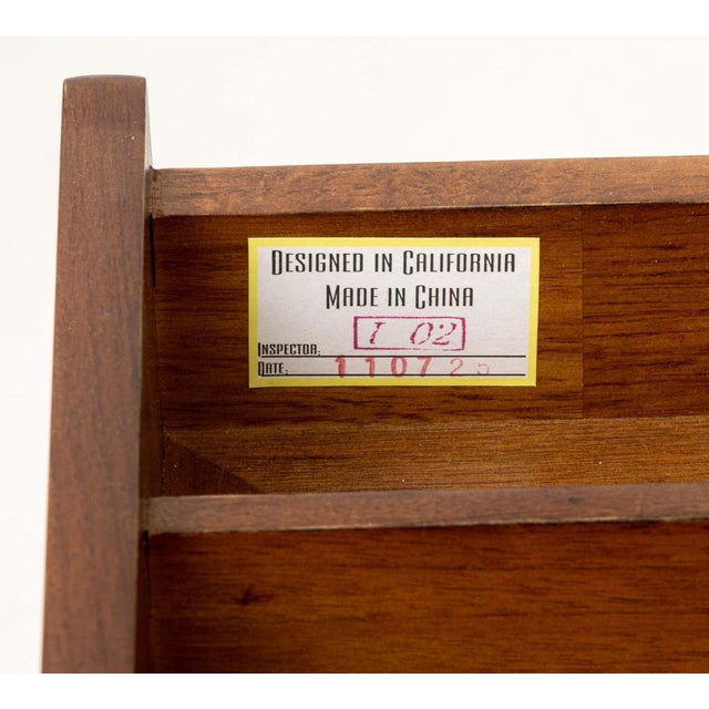 Maria Yee "Metro" Chestnut Writing Table For Sale - Image 13 of 13