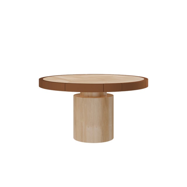 Wellesly Game Table and Chairs by Wood Tailors Club, Set of 5, in New conditions. Designed from 2000