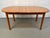 Mid-Century Modern Mid-Century Modern Teak Oval Extension Dining Table For Sale - Image 3 of 16