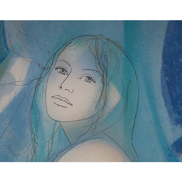 Jean-Baptiste Valadie, Nude with Hat, Original Lithograph For Sale - Image 7 of 8