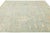 8x10 Modern Sage Green Oushak Style Hand-Knotted Wool Area Rug - Pastel Floral For Sale - Image 10 of 11
