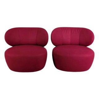 Armchair with Lilac Upholstery by Eoos for Walter Knoll For Sale