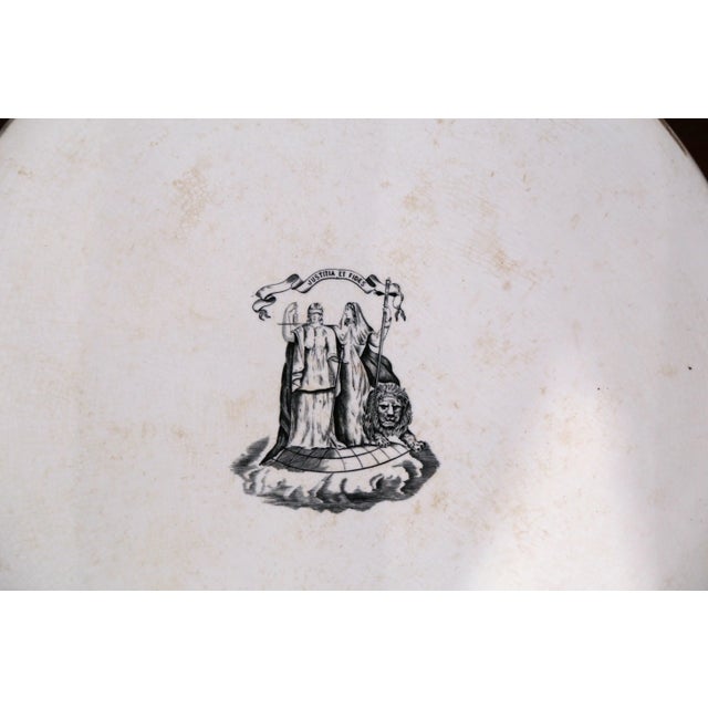 Mid 19th Century 19th Century English Black & White Trivets - Set of 3 For Sale - Image 5 of 8