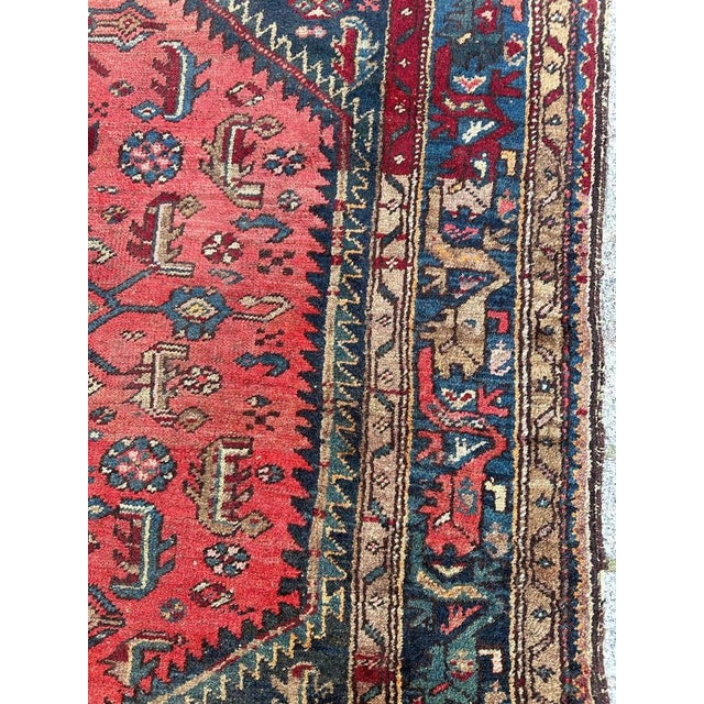 1940s Mid-Century Tribal Hamadan Rug, 1940s For Sale - Image 5 of 18