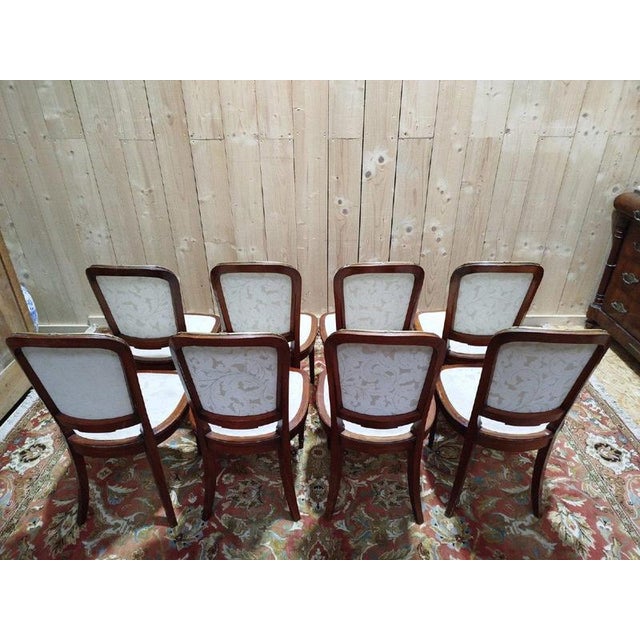 Louis XVI Dining Chairs, Set of 8 For Sale - Image 10 of 12