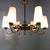Finnish Brass Chandelier with Polyester Shades and Glass Diffusers, 1950s For Sale - Image 4 of 18