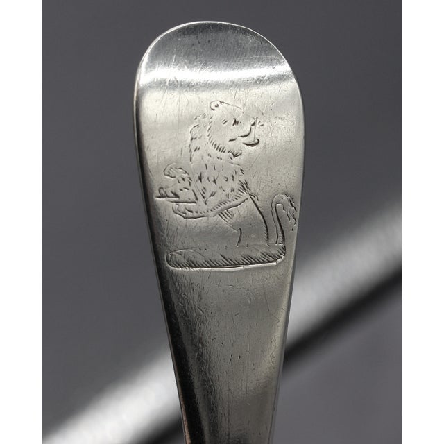 Pair of 17981809 French Silver Serving Spoons Chairish