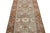 Antique Oriental Rug Runner - Hand-Knotted Wool, Muted Blue & Terracotta 3x16 For Sale - Image 4 of 8
