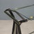 Vintage Metal and Glass TV Stand For Sale - Image 3 of 8