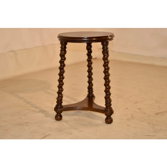 1900 - 1909 19th Century English Oak Stool For Sale - Image 5 of 9