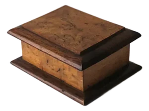 Burl Stamp Box