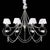 Victory Rose Chandelier in Chrome and Italian Cut Glass by Aggiolight For Sale - Image 4 of 7
