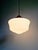 Art Deco Pendant Light in White Opaline, 1920s-1930s For Sale - Image 4 of 11