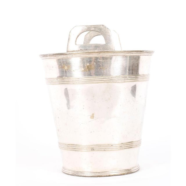 1920s Antique Art Deco Silver-Plated Champagne Cooler attributed to Hutton Sheffield, 1920s For Sale - Image 5 of 14