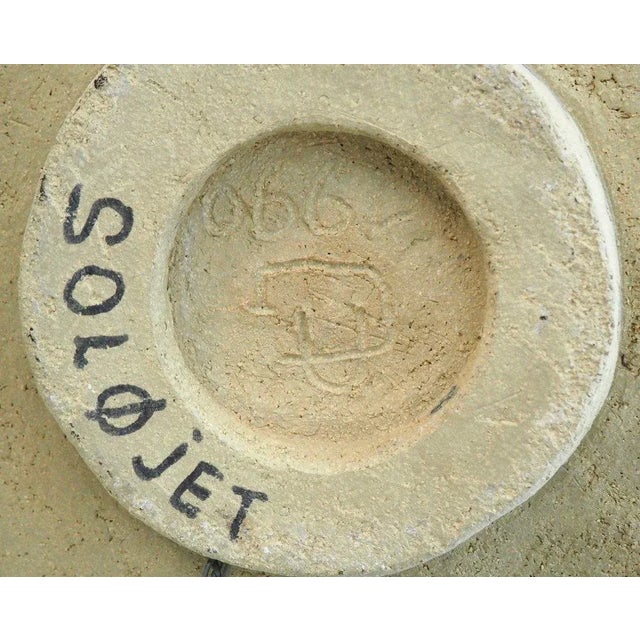 Large Danish Enamel Stoneware by Astrid Grundvig For Sale - Image 7 of 8