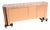 Postmodern Salmon Pink Lacquer Laminate Sculpted Credenza For Sale