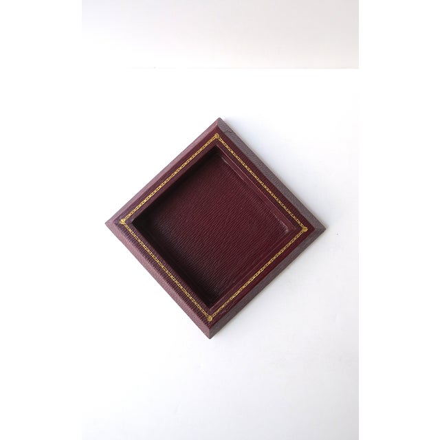 Leather Jewelry Catchall by T. Anthony, Made in England For Sale In New York - Image 6 of 9
