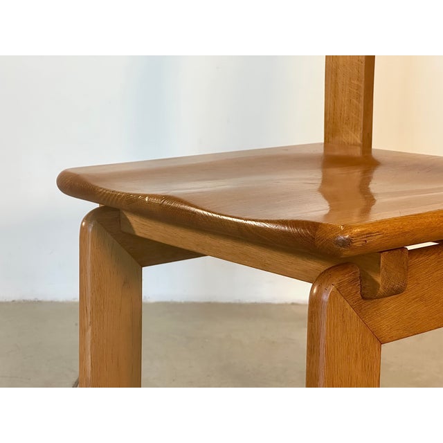 Vintage Oak Dining Chairs, 1980s, Set of 4 For Sale - Image 14 of 16