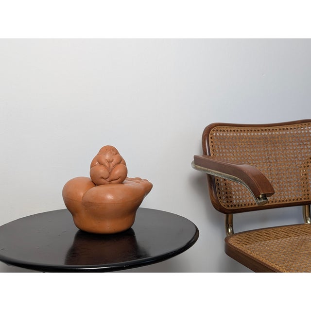 Ricardo Mesa, Nude Happy Chubby Girl on Hand, 1980s, Terracotta For Sale - Image 9 of 16