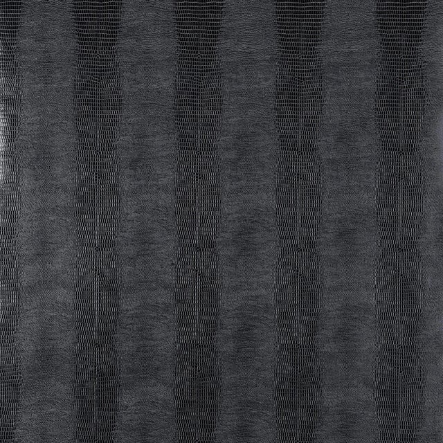 Schumacher Komodo Wallpaper in Black Orchid For Sale