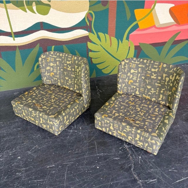 Green Reupholstered Postmod Henredon Folio 500 Club Chair Pair For Sale - Image 8 of 12
