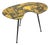 Mid-Century Modern Low Table in Wood and Metal, Italy, 1950s For Sale